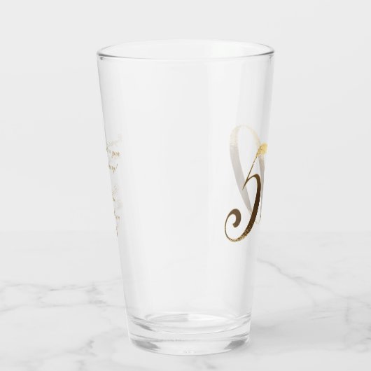 50誕生日ゴールデン結婚ズ記念日 タンブラーグラス (右)