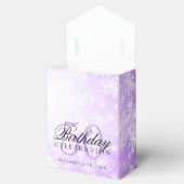 50誕生日サンキューパープルウィンターワンダーランド フェイバーボックス (オープン)