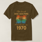 50誕生日ディスクゴルフシャツターニング50ギフト1970 Tシャツ (デザイン正面)