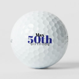 50誕生日パーソナライズされたタイトルリストPro V1 II ゴルフボール