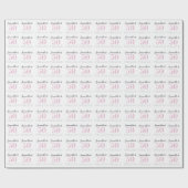 50誕生日パーソナライズされた50と素晴らしいピンク ラッピングペーパー (フラット)