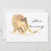 50誕生日パーティー招待状カスタムクーガーユーモア 招待状 (正面)