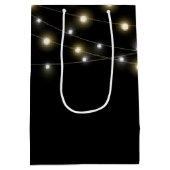 50誕生日ビールグラスにスパークラーズ ミディアムペーパーバッグ (裏面)