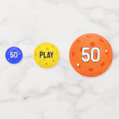 50誕生日ピックボール コンフェッティ (裏面)