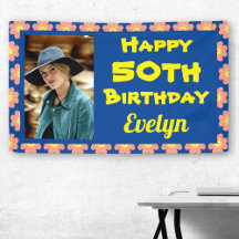 50誕生日ピンクの花写真