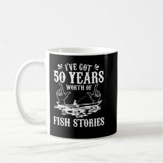 50誕生日フィッシャーマンTシャツバおもしろいス魚釣り コーヒーマグカップ