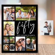 50誕生日フォトコラージジャンボ