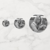 50誕生日フォトシルバーグリッター表 コンフェッティ (裏面)