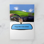 50誕生日ブラックオドメータ カード (内部)