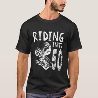 50誕生日ボーイダートバイクパーティーに乗る50 Y Tシャツ
