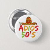 50誕生日メキシコパーティーシンコデマヨフィエスタ 缶バッジ (正面&裏面)