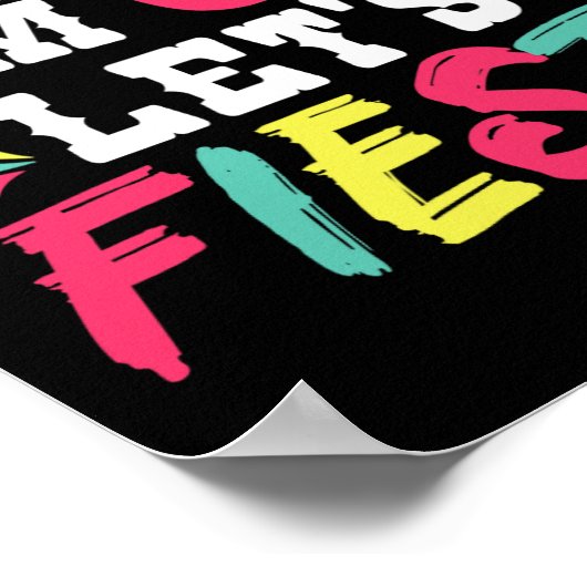 50誕生日メキシコパーティー私は50レッツフィエスタ ポスター (角)