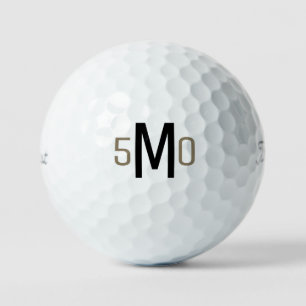 50誕生日モノグラムIIタイトルリストPro V1 ゴルフボール