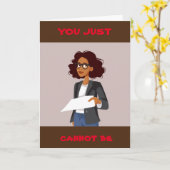 **50誕生日ユーモア**弁護士カード カード (黄色い花)