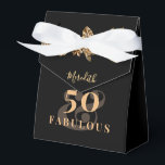50誕生日ラグジュアリーゴールデンフラワークラシエレガントー フェイバーボックス<br><div class="desc">名前と年齢の豪華なフローラオーナメントシックな誕生日パーティーのためにパーソナライズする。このテンプレートの主な色：ブラック、ホワイト、金ゴールド（通常のインクを使用し、金属製のインクは使用しない）。</div>