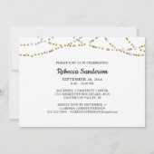 50誕生日レトロ50年メイキング・ライト 招待状 (裏面)