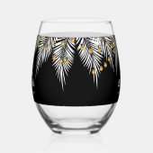 50誕生日優先飲み物用品セット ステムなしワイングラス (右)