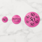 50誕生日写真 コンフェッティ (正面)