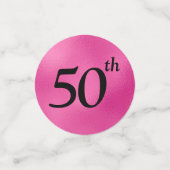 50誕生日写真 コンフェッティ (スモール正面)