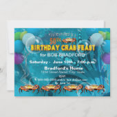 50誕生日招待状 – カニ祭 招待状 (裏面)