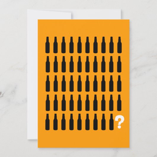 50誕生日招待状-応援! 招待状 (正面)