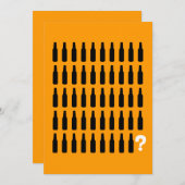 50誕生日招待状-応援! 招待状 (正面/裏面)