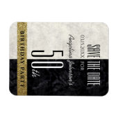 50誕生日日付の保存 マグネット (横)