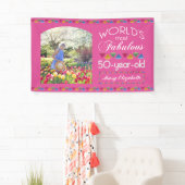 50誕生日最も素晴らしい宝石あなたの写真 横断幕 (インサイチュ)