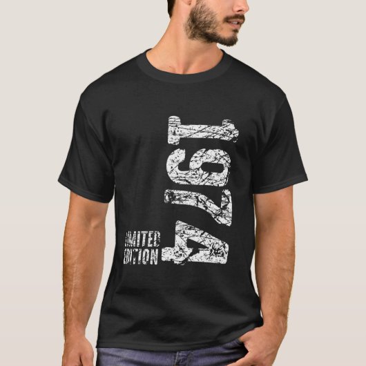 50誕生日男の女性50年1974装飾F Tシャツ (正面)
