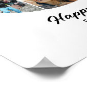 50誕生日番号50写真コラージュ記念日 ポスター (角)