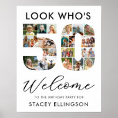 50誕生日番号50 23 Photos Look Who's 50 ポスター (正面)