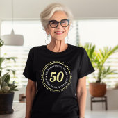 50誕生日祝の50年スタンプ Tシャツ