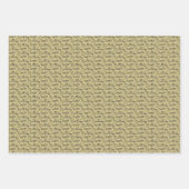 50誕生日金ゴールドブラック ラッピングペーパーシート (正面3)