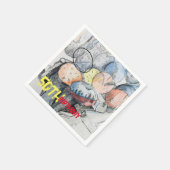 50誕生日風船 スタンダードカクテルナプキン (角)