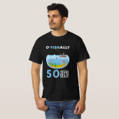 50誕生日魚釣りオフィシャル50年 Tシャツ (正面フル)