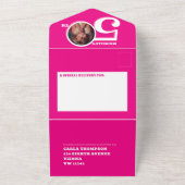 50誕生日0 オールインワン招待状 (外側)