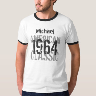 50誕生日1964年アメリカクラシック白黒 Tシャツ