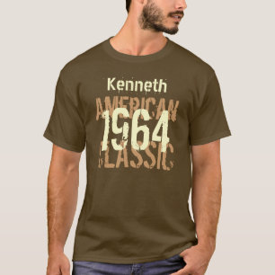 50誕生日1964年アメリカンクラシックブラウンタンv2 tシャツ