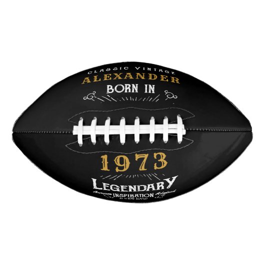 50誕生日1973モノグラム伝説 アメリカンフットボール (正面)