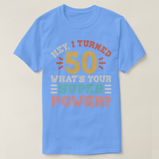 50誕生日2 Tシャツ (デザイン正面)