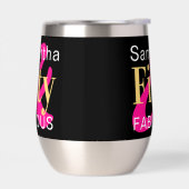 50誕生日5パーソナライズされたファブラスホットピンク (左面)