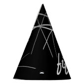 50誕生日50ブラック紙パーティー帽子 パーティーハット (左)