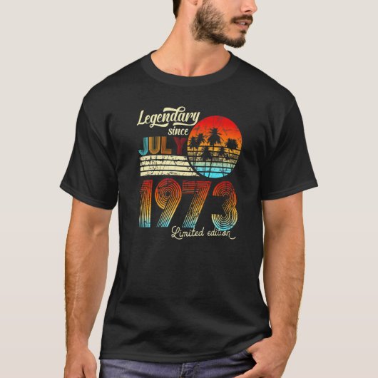50誕生日50伝説1972年7月以来 Tシャツ (正面)