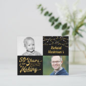 50誕生日50年の制作(その後と今) インビテーションポストカード (スタンド正面)