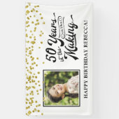 50誕生日50年 横断幕 (縦)