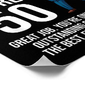 50誕生日50歳トランプおもしろい共和党員 ポスター (角)