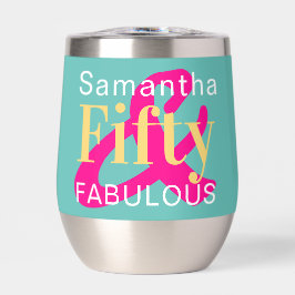 50誕生日50素晴らしいグリーンホットピンクパーティー