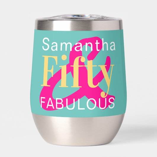 50誕生日50素晴らしいグリーンホットピンクパーティー (正面)