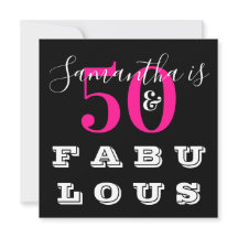 50誕生日50素晴らしいホットピンクの誕生日パーティー