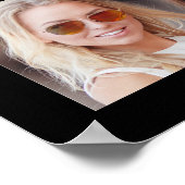 50誕生日57フォトコラージュ応援~50年 ポスター (角)